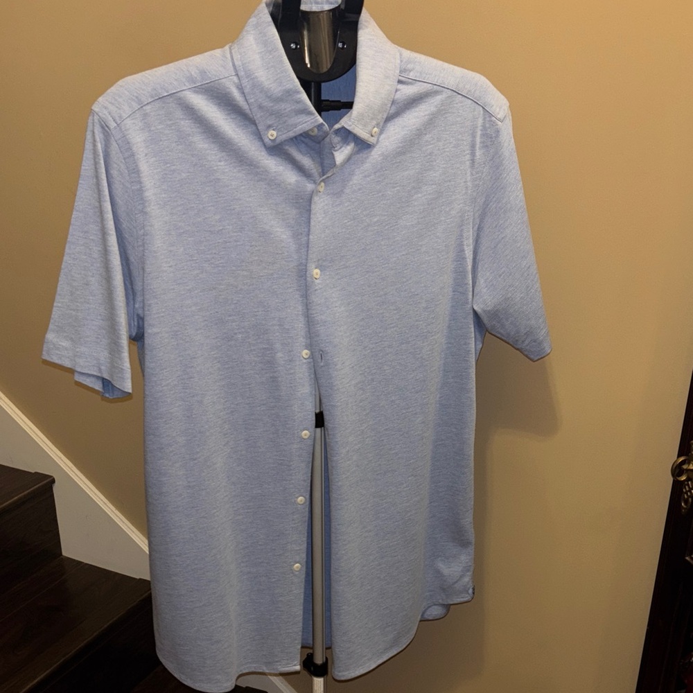Daniel Cremieux Light Blue Casual Button Down Shirt